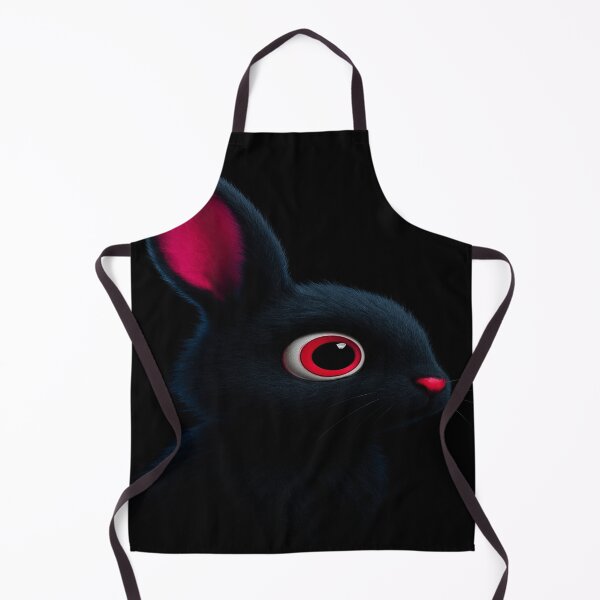 Item preview, Neon-Eyed Midnight Bunny designed and sold by Alexzonartshop.