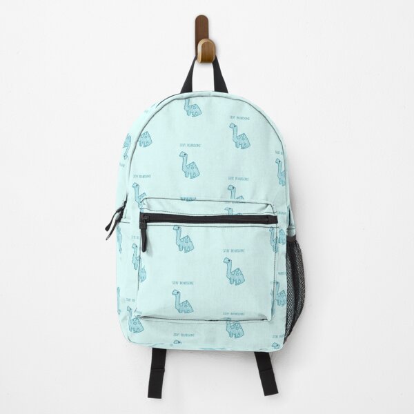 Item preview, stay roarsome backpack! designed and sold by HoneyHillstudios.