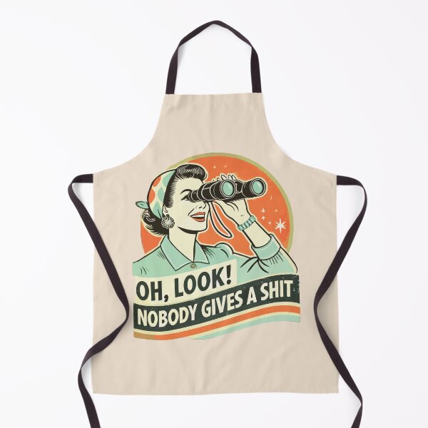 Item preview, Retro Sarcastic Woman Oh Look Nobody Gives a Sh*t designed and sold by BrownHorse90s.