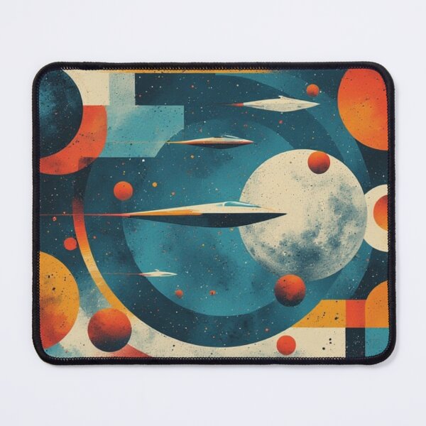 Item preview, Bauhaus Meets Sci-Fi Futuristic Geometric  Design designed and sold by yellowwpaint.