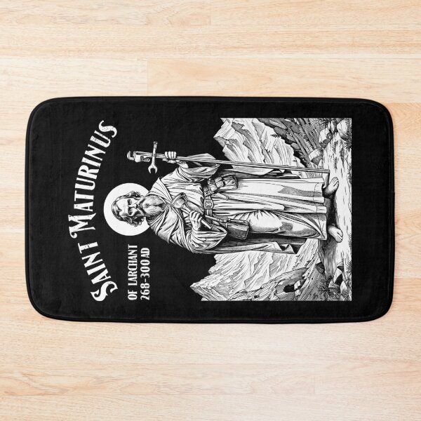 Item preview, Plumber Plumbing Patron Saint Maturinus Vintage Pipe Wrench designed and sold by GrandeDuc.