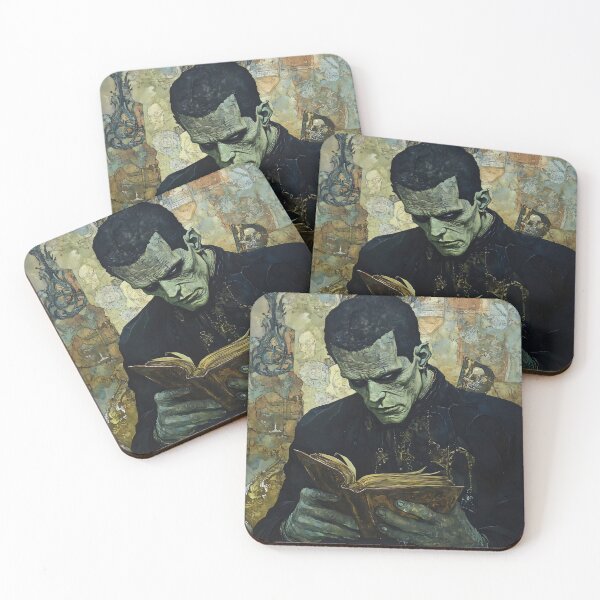 Item preview, Frankenstein reading designed and sold by ClubVacay.