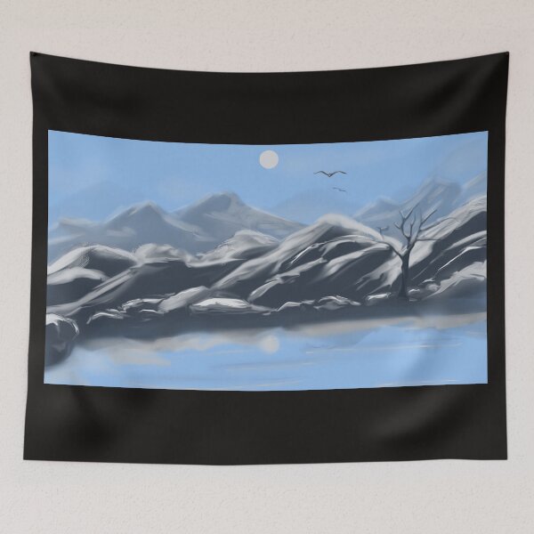 Item preview, Winter Mountains designed and sold by Nightflyer Art.