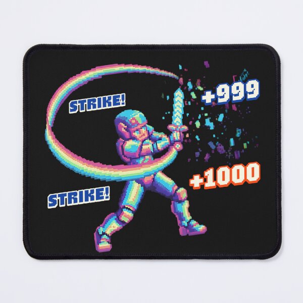 Item preview, Retro Pixel Warrior Game Time Design designed and sold by AwesomeBeyondLimits.