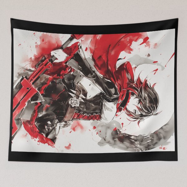 Item preview, Watercolor Ruby Rose designed and sold by SchellStation.