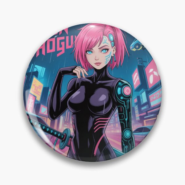 Item preview, Cyberpunk Anime Character T-Shirt designed and sold by PrintifyWorld12.