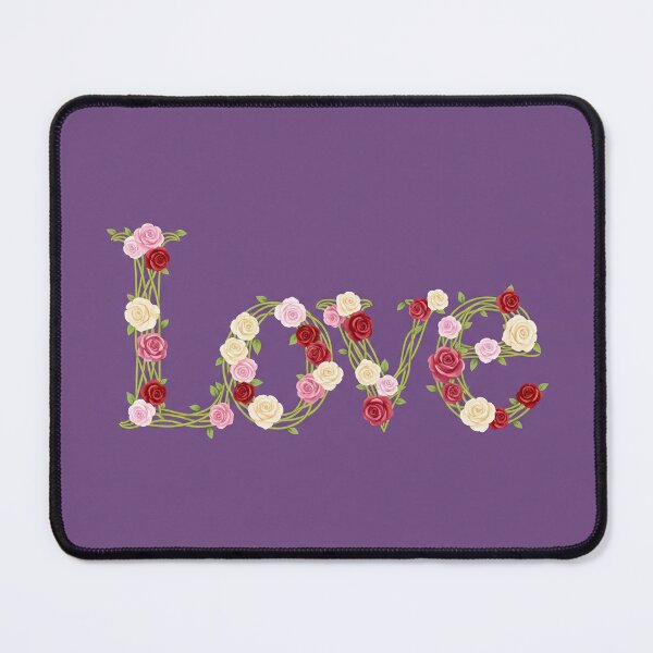 Item preview, "Love" Word Formed by Roses and Vines designed and sold by Owcomm.