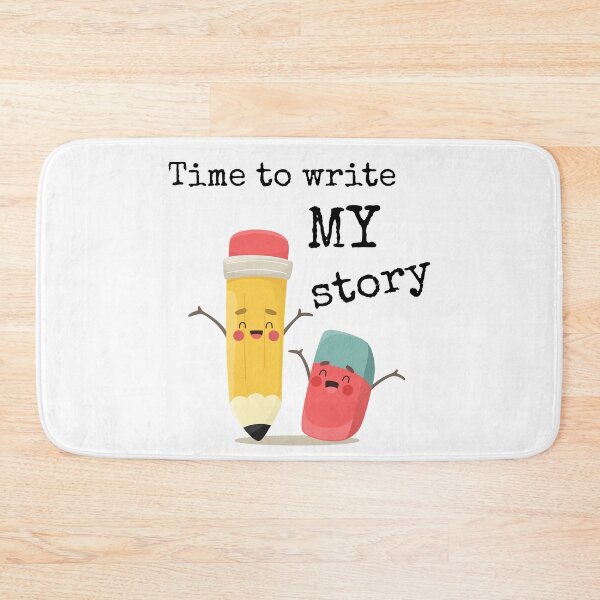 Item preview, Happy Pencil and Eraser designed and sold by Sailing Llamas.