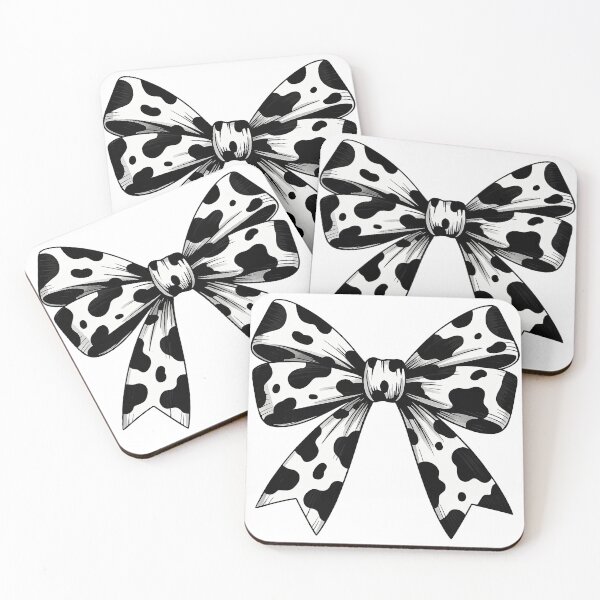 Item preview, Cow Print Bow Tie Ribbon Design designed and sold by ArtfulWeave.