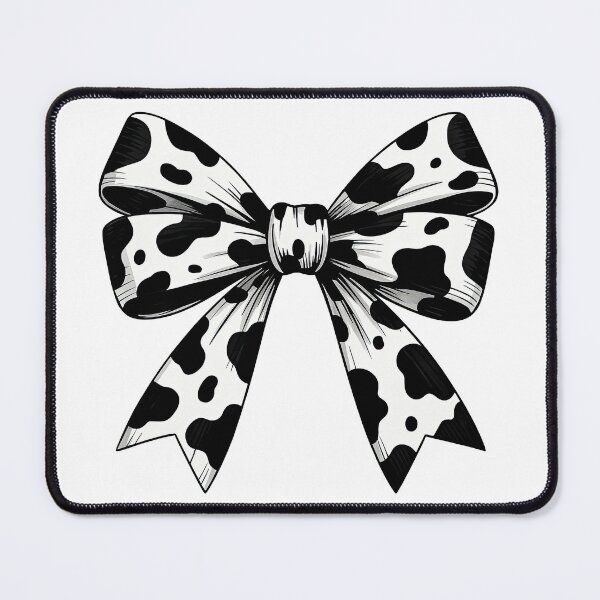 Item preview, Cow Print Bow Tie Ribbon Design designed and sold by ArtfulWeave.