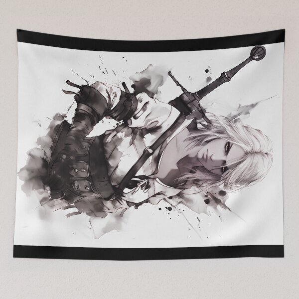 Item preview, Watercolor Ciri designed and sold by SchellStation.