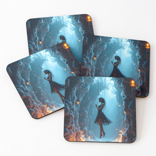 Item preview, Ethereal Ascension in the Enchanted Cavern designed and sold by oanaunciuleanu.