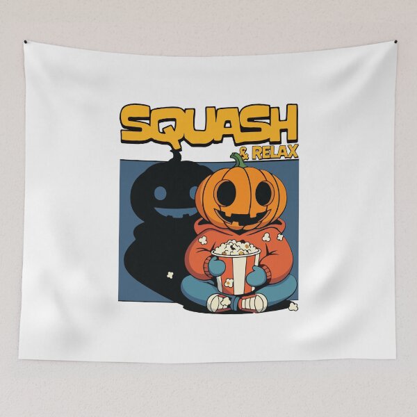 Item preview, Vintage Halloween Pumpkin Cartoon Funny Relaxing Movie Night designed and sold by MotivaChic.