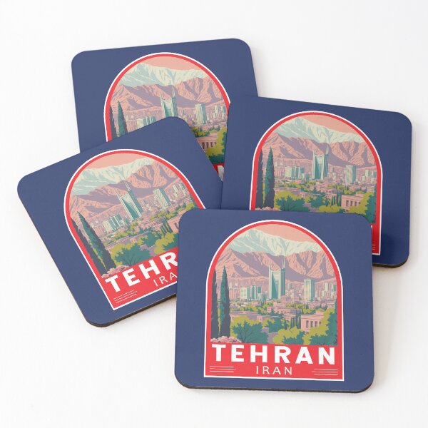 Item preview, Tehran Iran Travel Art Emblem designed and sold by KrisSidDesigns.