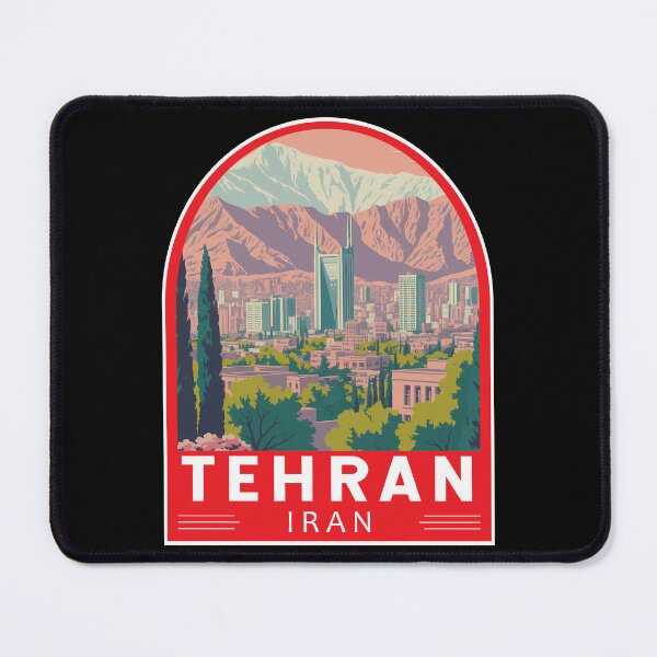 Item preview, Tehran Iran Travel Art Emblem designed and sold by KrisSidDesigns.