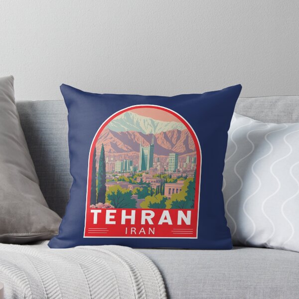 Item preview, Tehran Iran Travel Art Emblem designed and sold by KrisSidDesigns.