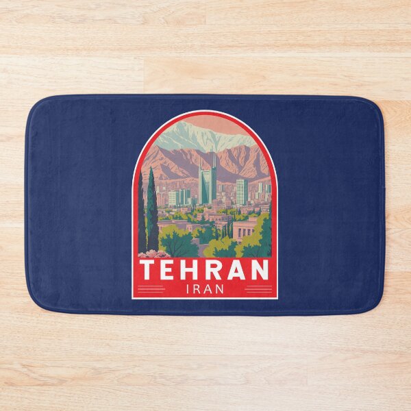 Item preview, Tehran Iran Travel Art Emblem designed and sold by KrisSidDesigns.