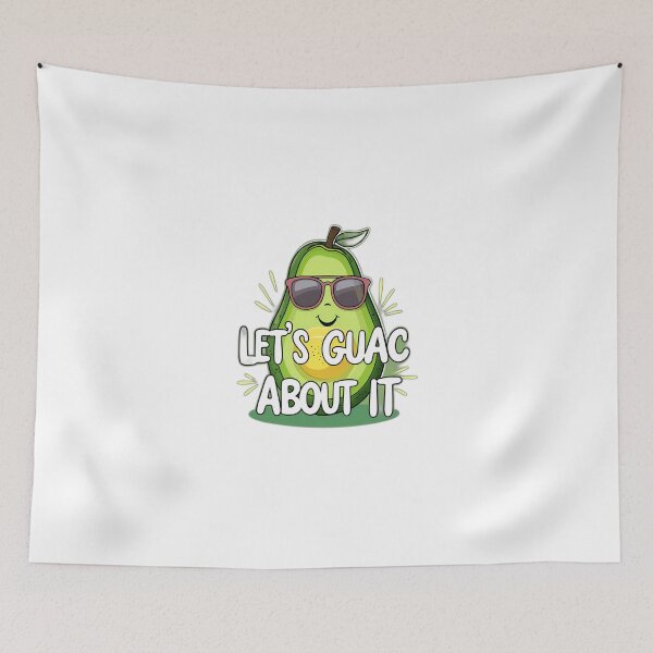 Item preview, Hipster Avocado Guac Pun Humor designed and sold by Y-Muqsit.