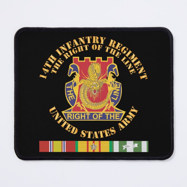 Item preview, Army - DUI - 14th Infantry Regiment - The right of the line w VN SVC X 300 designed and sold by Military Insignia Products.