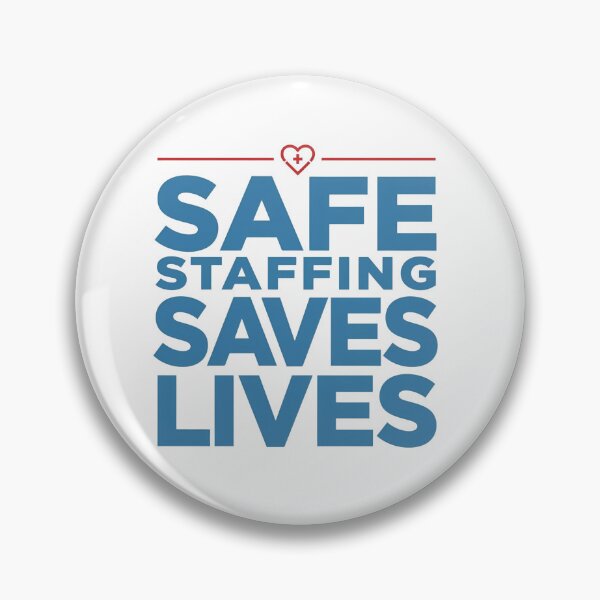 Item preview, Safe Staffing Saves Lives – Nurse Support and Healthcare Solidarity T-Shirt designed and sold by WePlay2gether.