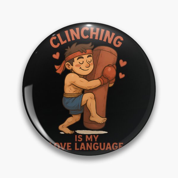 Item preview, Clinch Is My Love Language  Funny Muay Thai  Boxing Fighter Gift For Martial Arts Lovers designed and sold by KiarraTatee.