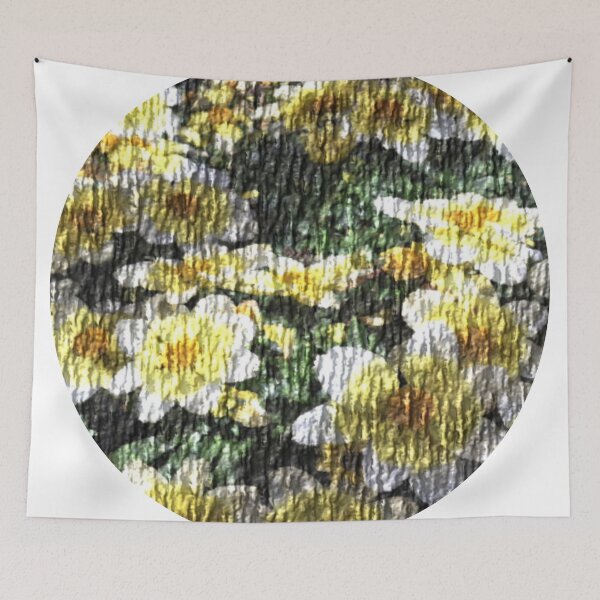 Item preview, flowerbed bark round abstract design designed and sold by SmashingDeals.