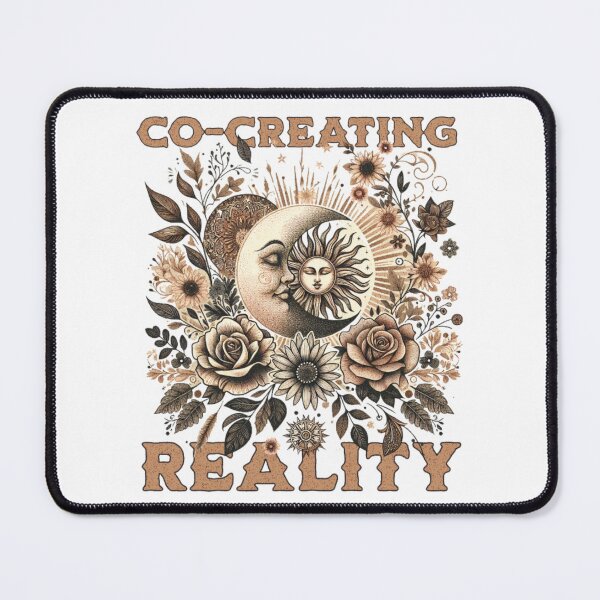 Item preview, Co-Creating Reality Floral Celestial Sun and Moon designed and sold by VisualAwakeningArt.