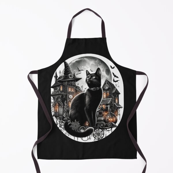 Item preview, Halloween, Black Cat, Bats designed and sold by Furbabies Art.