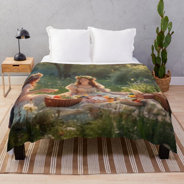 Item preview, Victorian Women Picnic in Enchanted Garden designed and sold by BlareBlare.