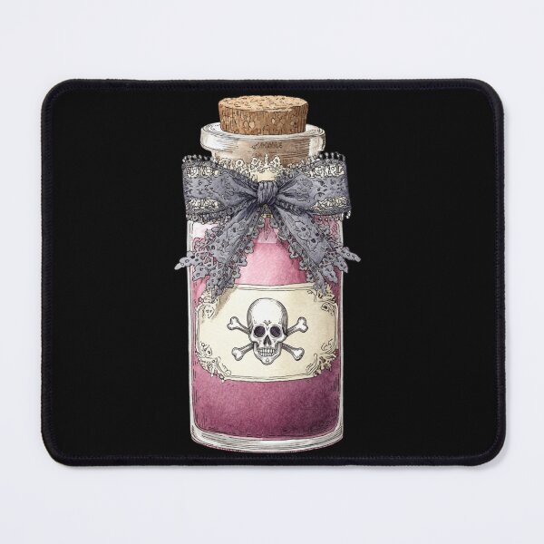 Item preview, Skull and lace potion bottle designed and sold by MendaciousMina.
