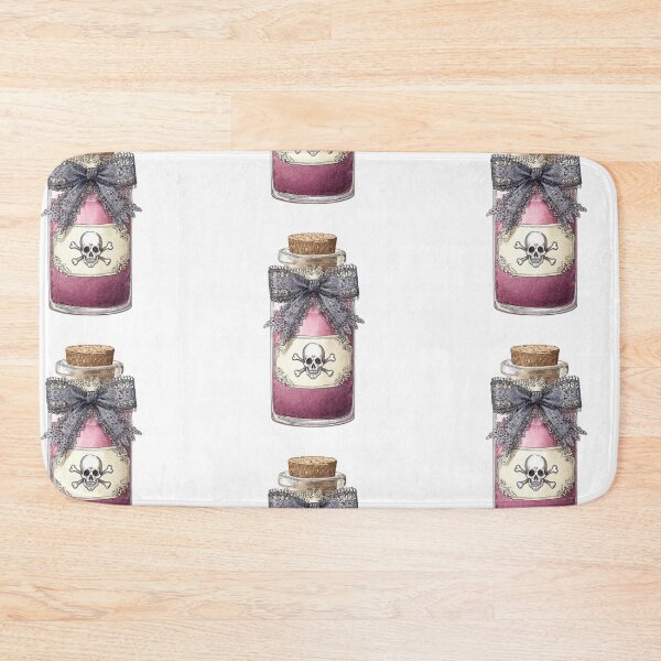 Item preview, Skull and lace potion bottle designed and sold by MendaciousMina.