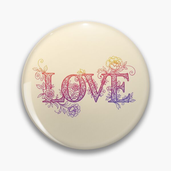 Item preview, Intricate Floral "LOVE" lettering designed and sold by Owcomm.