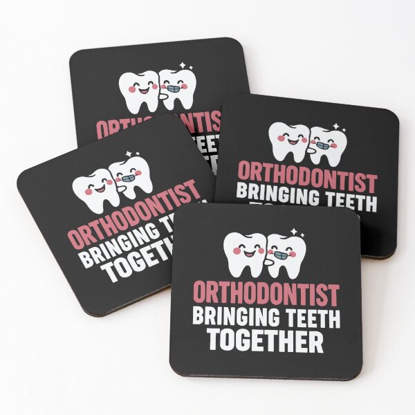 Item preview, Orthodontist Bringing Teeth Together Dental Humor designed and sold by tmerchtrends.
