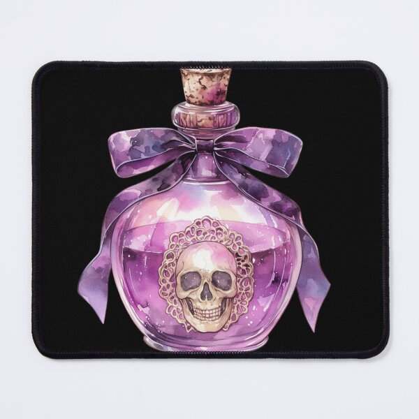 Item preview, Skull and lace potion bottle designed and sold by MendaciousMina.