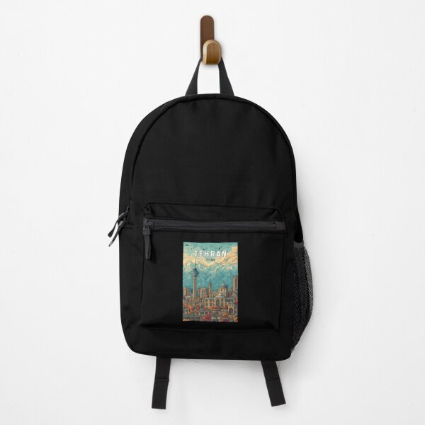 Item preview, Tehran Iran Illustration Travel Art Vintage designed and sold by KrisSidDesigns.
