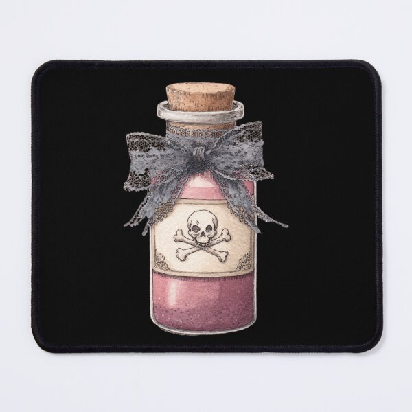 Item preview, Skull and lace potion bottle designed and sold by MendaciousMina.