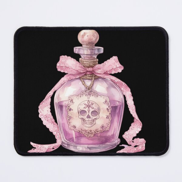 Item preview, Skull and lace potion bottle designed and sold by MendaciousMina.