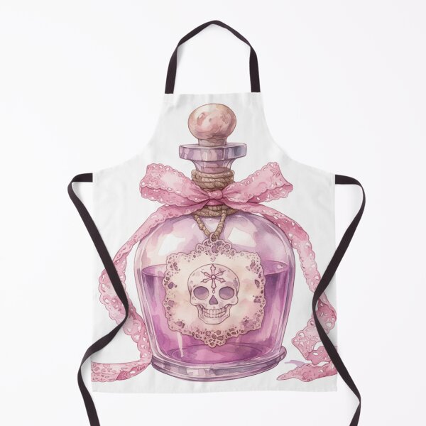 Item preview, Skull and lace potion bottle designed and sold by MendaciousMina.