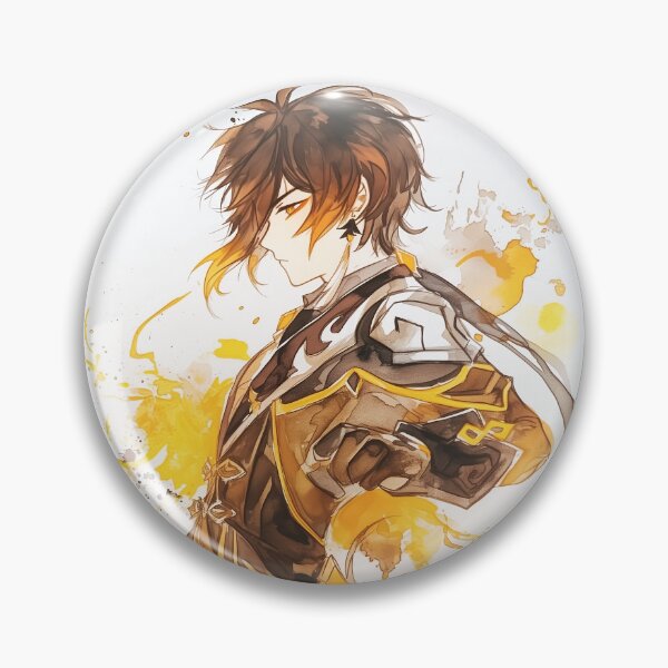 Item preview, Watercolor Zhongli designed and sold by SchellStation.