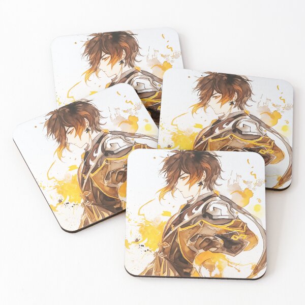 Item preview, Watercolor Zhongli designed and sold by SchellStation.