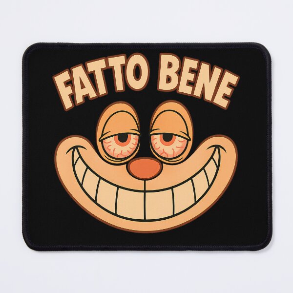 Item preview, Fatto Bene 420 Stoner Retro Cartoon Smile designed and sold by ZetaDream.