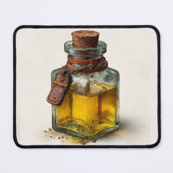 Item preview, Amber potion bottle designed and sold by MendaciousMina.