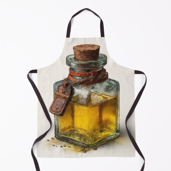 Item preview, Amber potion bottle designed and sold by MendaciousMina.