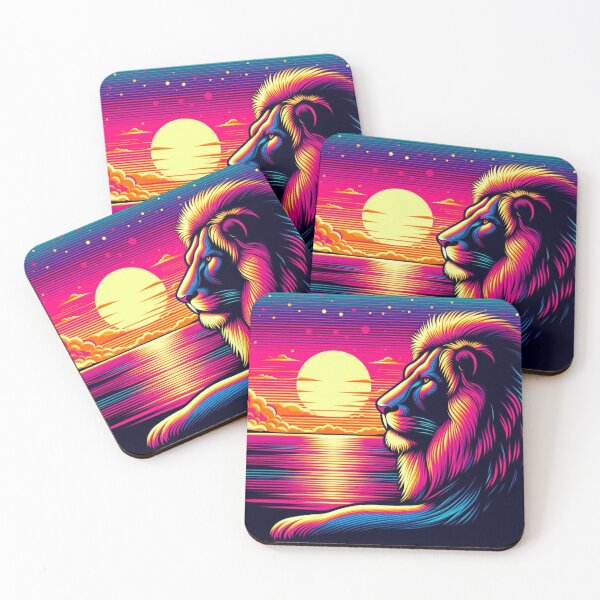 Item preview, Lion sunset watching designed and sold by Dogandesighn.