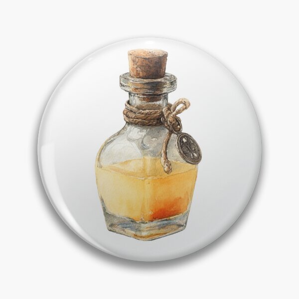 Item preview, Orange potion bottle designed and sold by MendaciousMina.