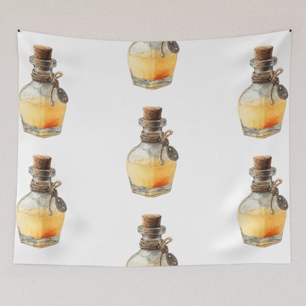 Item preview, Orange potion bottle designed and sold by MendaciousMina.