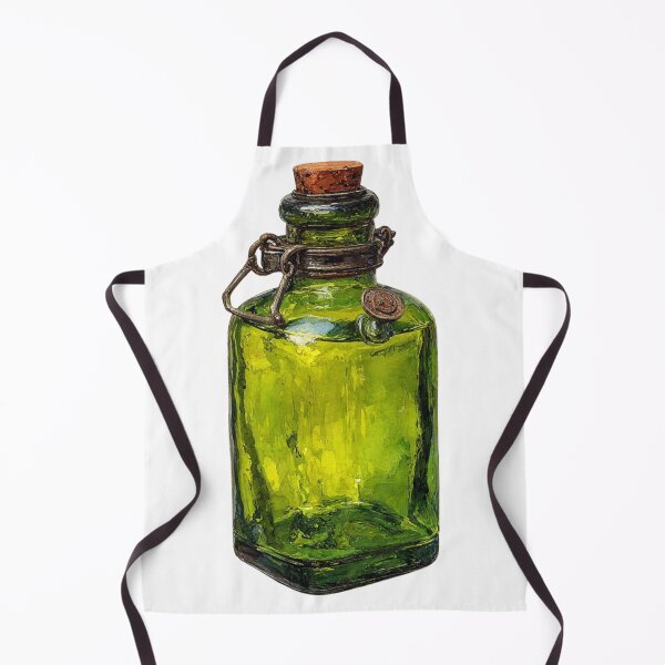 Item preview, Green potion bottle designed and sold by MendaciousMina.