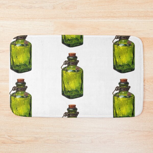 Item preview, Green potion bottle designed and sold by MendaciousMina.