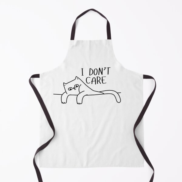 Item preview, I don’t care | Silly cat designed and sold by PrintyRelatable.