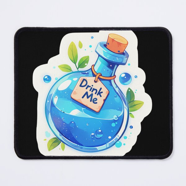 Item preview, Drink me potion bottle designed and sold by MendaciousMina.